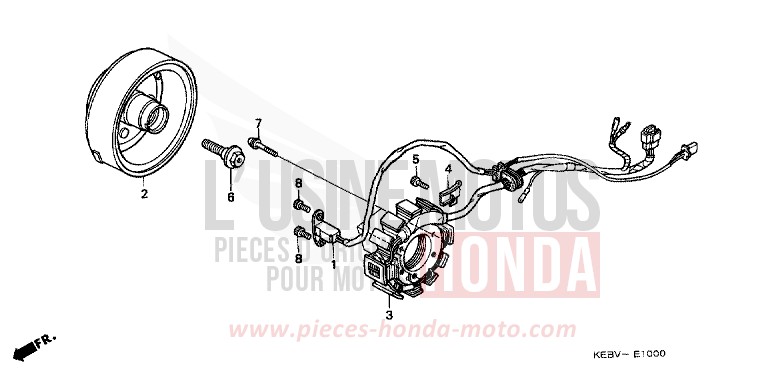 GENERATOR for CA125 REBEL BLACK (NH1) from 1997